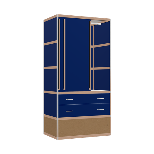 [400540983] Kleerkast (199x100x62 cm)