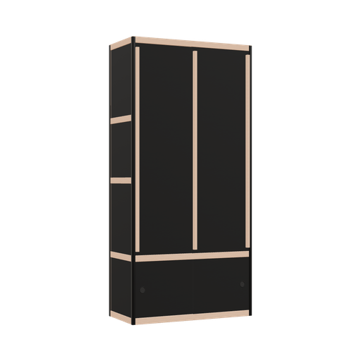 [400541067] Kleerkast (188x90x42 cm)