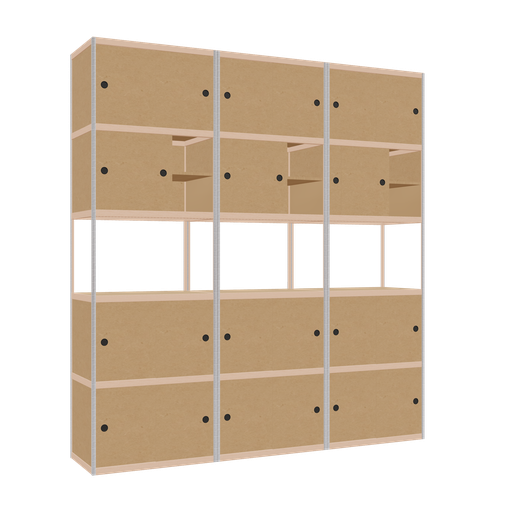 [f168241] Furniture (259x240x52 cm)