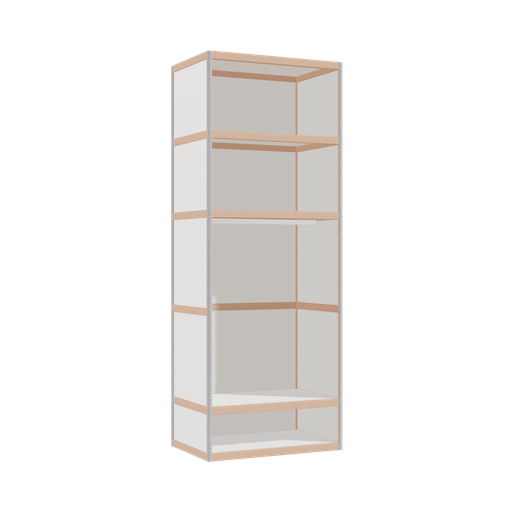 [400541142] Kleerkast (212x80x52 cm)