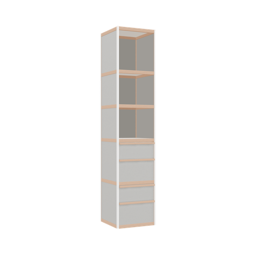 [400541202] Étagère (239x52x52 cm)