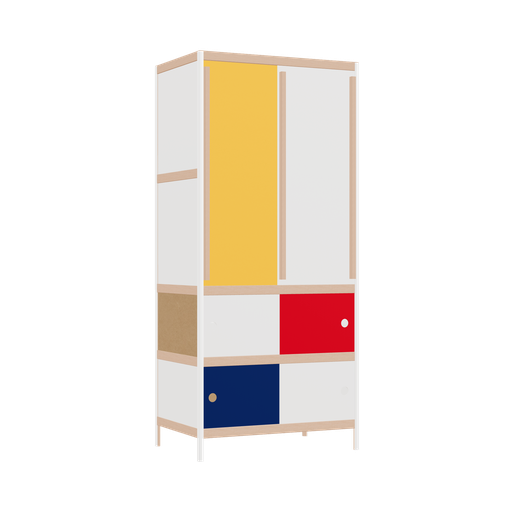[400541251] Wardrobe (178x80x52 cm)