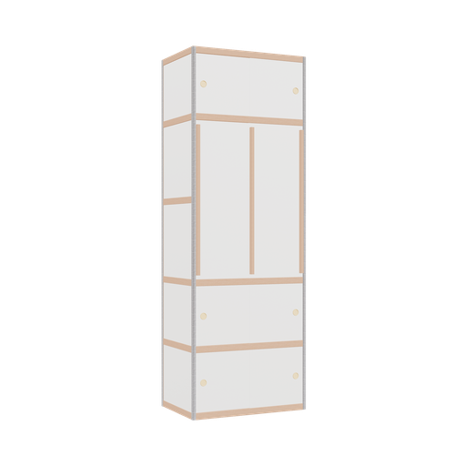 [400541288] Kleerkast (229x80x52 cm)