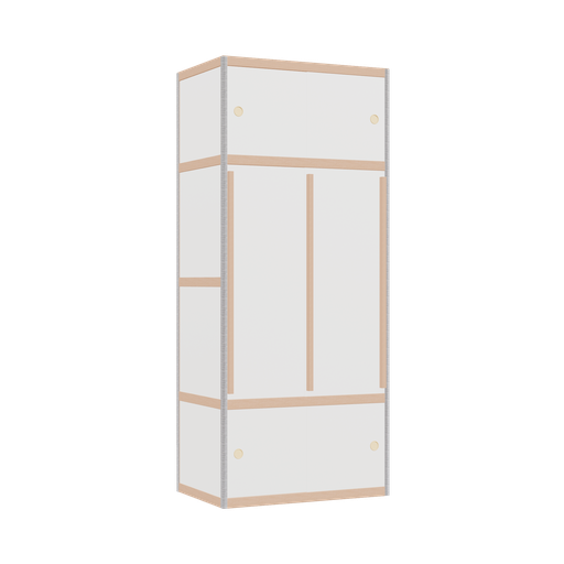 [400541289] Wardrobe (188x80x52 cm)