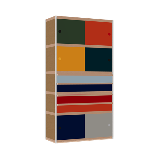 [400541311] Kast (189x100x42 cm)