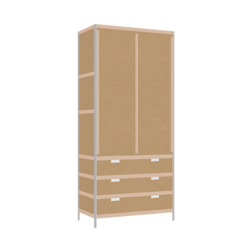 [400541331] Wardrobe (220x100x52 cm)