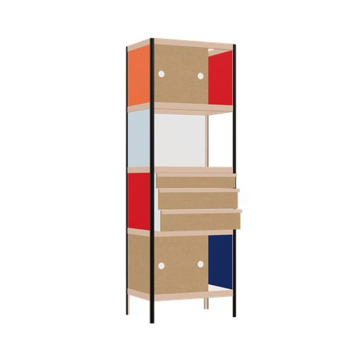 [400541424] Armoire (182x62x42 cm)
