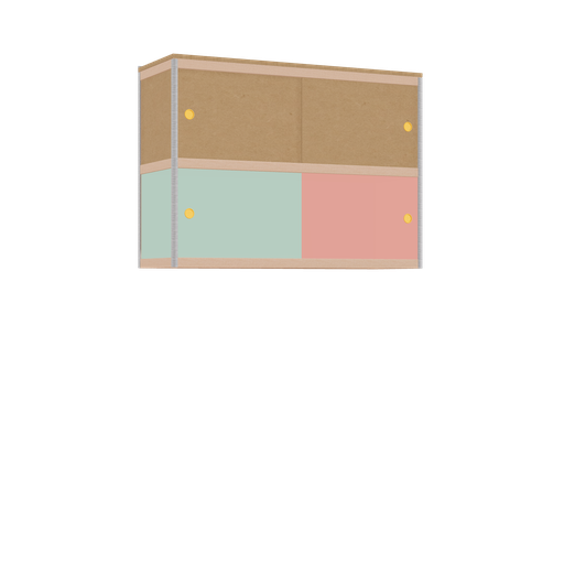 [400541429] Zwevende kast (87.8x120x42 cm)