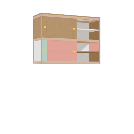 [400541430] Meuble suspendu (87.8x120x42 cm)