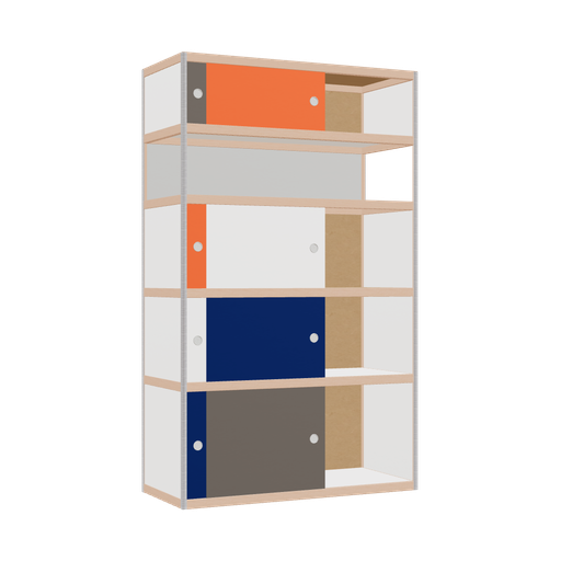 [400541442] Armoire (199x120x52 cm)