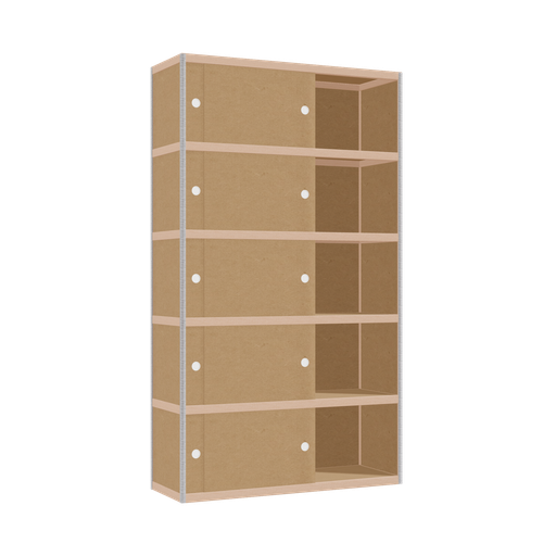 [400216795] Armoire (209x120x42 cm)