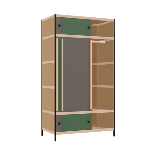 [400541567] Kleerkast (200x110x62 cm)