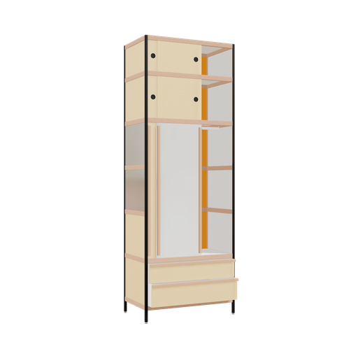 [400541658] Kleerkast (251x90x52 cm)