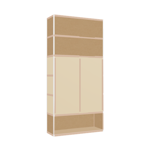 [400541725] Wardrobe (250x120x42 cm)
