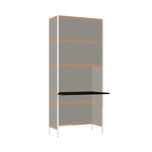 [400541737] Overhangend bureau (206.5x90x63.6 cm)