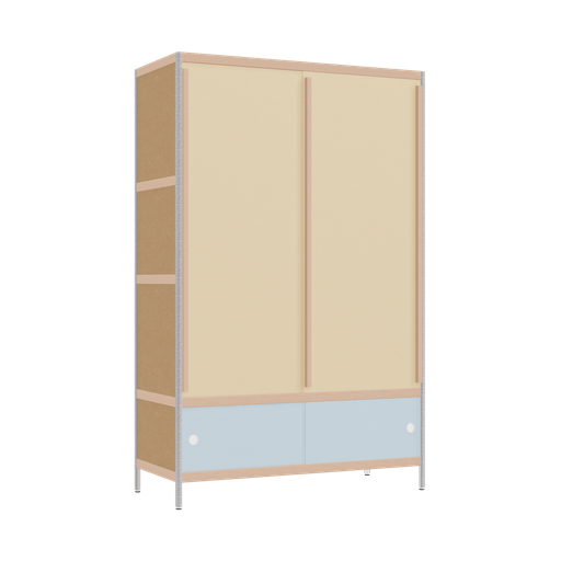 [400541742] Kleerkast (189x120x52 cm)