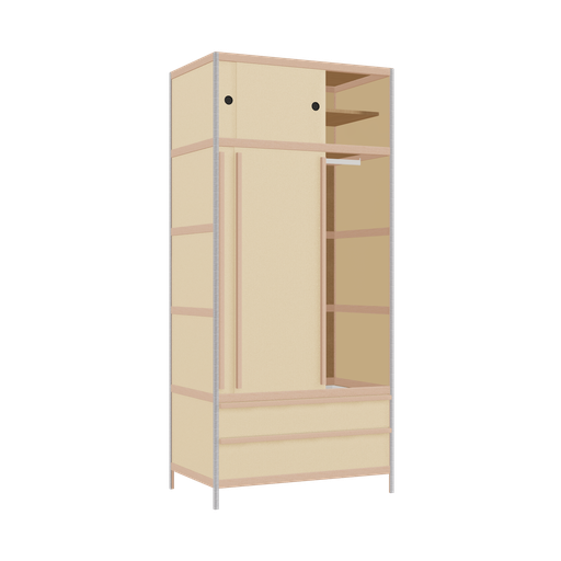 [400541748] Kleerkast (219x100x62 cm)