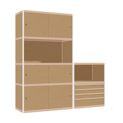 [f168491] Furniture (198x190x52 cm)