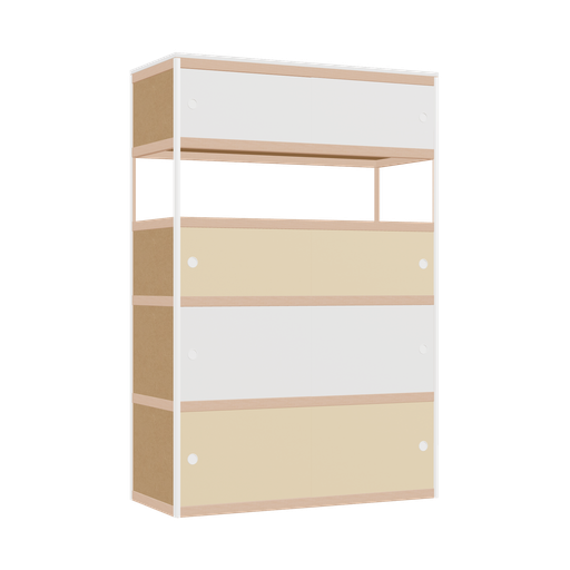 [400541787] Armoire (180.8x120x52 cm)