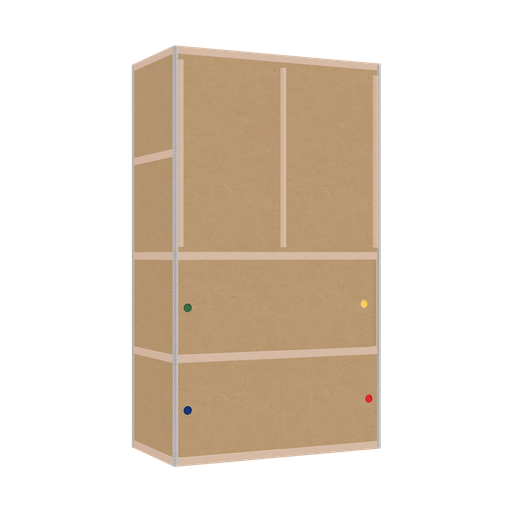 [400541870] Penderie (208x120x62 cm)