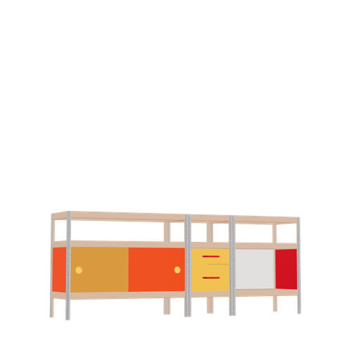 [f168542] Furniture (64.5x164x32 cm)