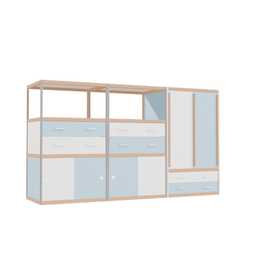 [f168546] Meubles (137x240x62 cm)