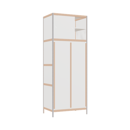 [400541930] Wardrobe (208x80x52 cm)