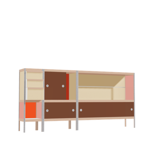 [f168584] Meubles (103x214x32 cm)