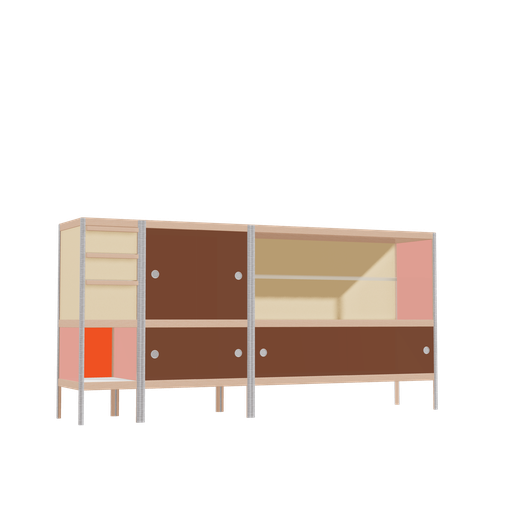 [f168589] Meubles (103x214x42 cm)