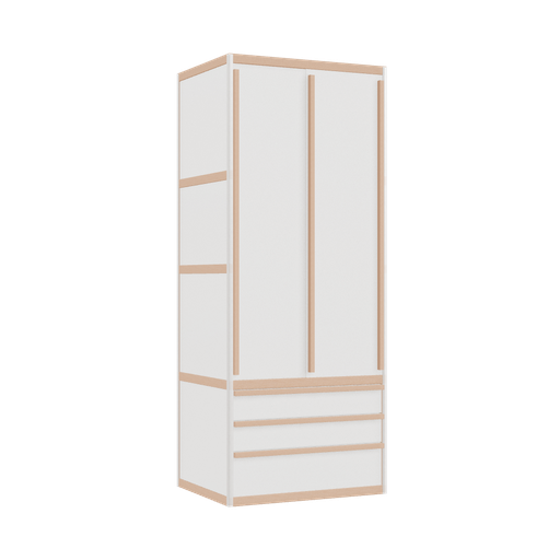 [400542092] Wardrobe (198x80x62 cm)