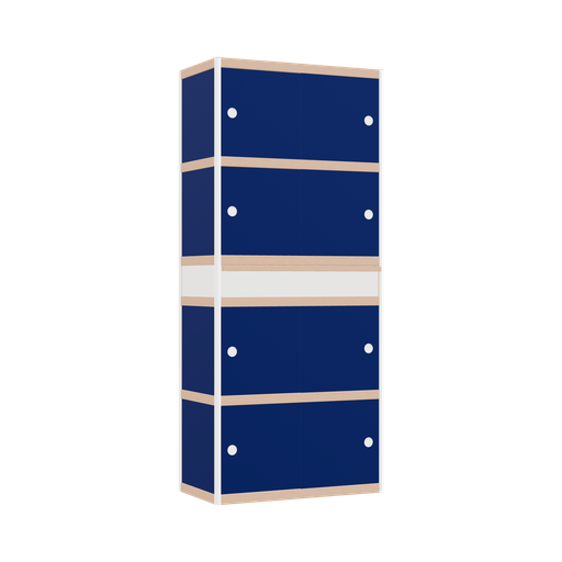 [400542103] Armoire (185.5x80x42 cm)