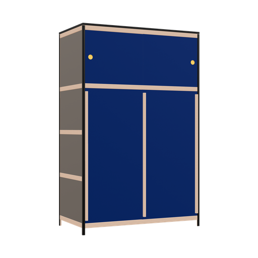 [400542104] Kleerkast (185.8x120x62 cm)