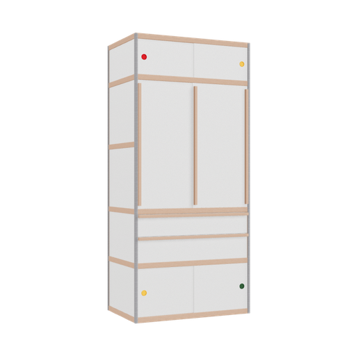 [400503947] Wardrobe (219x100x62 cm)