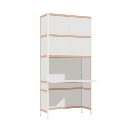 [400481819] Cantilevered desk (206.5x100x63.6 cm)