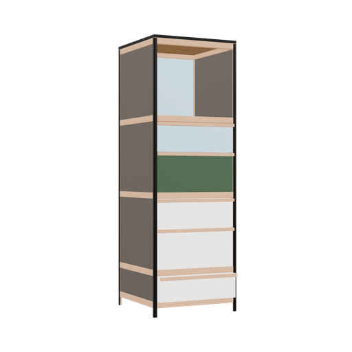 [400542229] Étagère (185.8x62x62 cm)