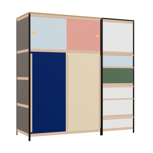 [f168682] Furniture (185.8x182x62 cm)
