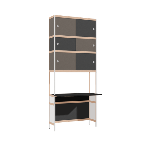 [400542268] Cantilevered desk (237.5x100x53.6 cm)