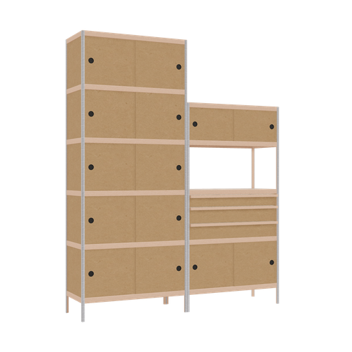 [f168746] Furniture (223x180x42 cm)