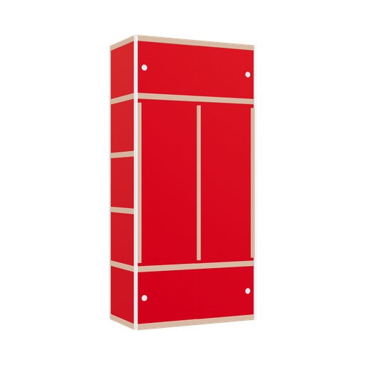 [400542380] Wardrobe (209x100x52 cm)