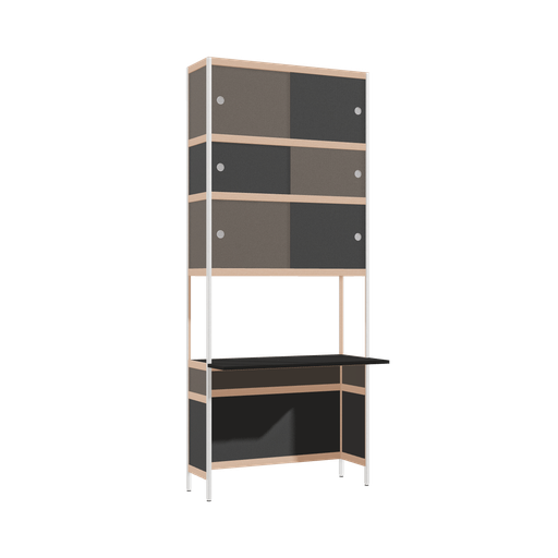 [400542404] Overhangend bureau (237.5x100x53.6 cm)