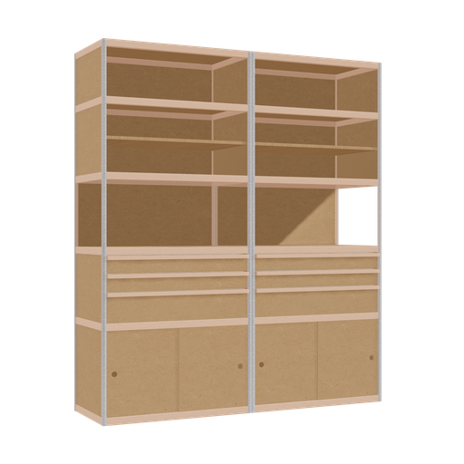[f168773] Furniture (209x180x52 cm)