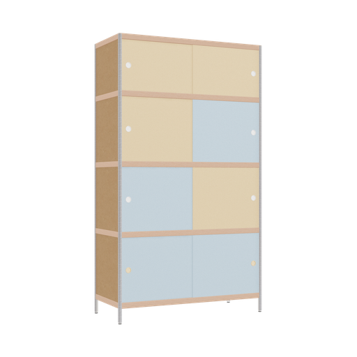 [400542510] Armoire (209x120x52 cm)