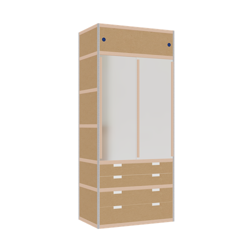 [400542549] Penderie (230x100x62 cm)