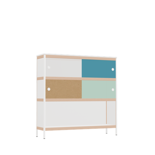 [400542651] Cabinet (119.8x120x32 cm)
