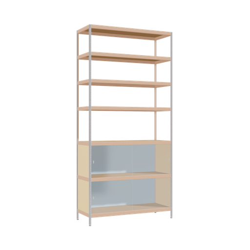 [400542672] Vitrine (229x110x42 cm)