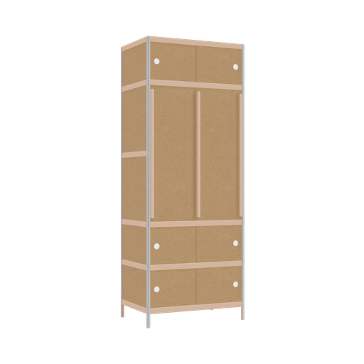 [400542674] Wardrobe (209x80x52 cm)