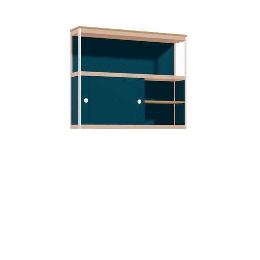[400542693] Zwevende kast (97.8x120x25 cm)