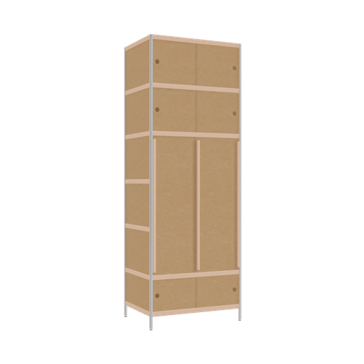 [400542716] Wardrobe (251x90x62 cm)