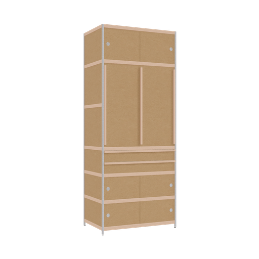[400542739] Kleerkast (245x100x62 cm)