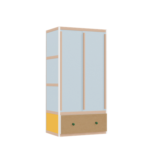 [400542754] Kleerkast (158x80x52 cm)